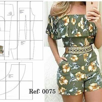 Conjunto blusa y short